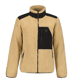 ARDEM TEDDY GIACCA UOMO BEIGE BLACK 657853649I040
